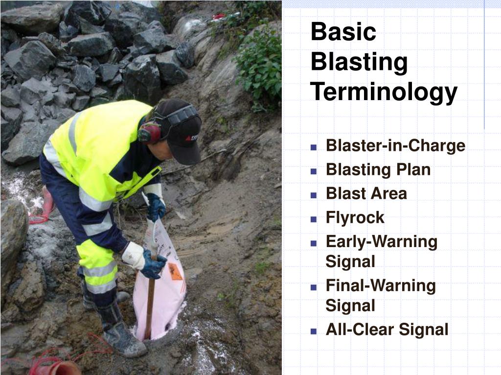 PPT Blasting & Flyrock Awareness Recognizing the Hazards PowerPoint