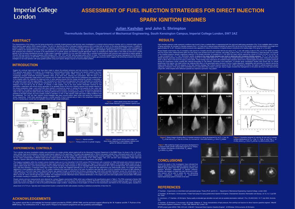 PPT ASSESSMENT OF FUEL INJECTION STRATEGIES FOR DIRECT INJECTION