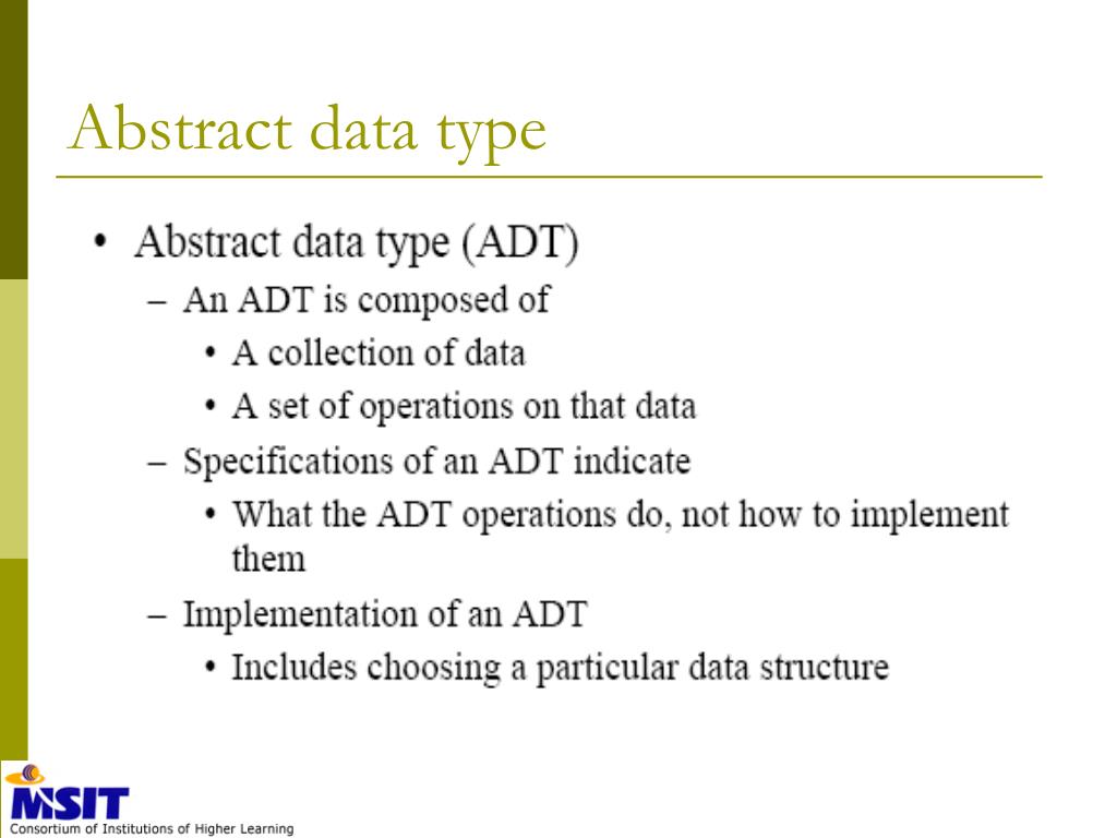 PPT Abstract Data Type PowerPoint Presentation, free download ID