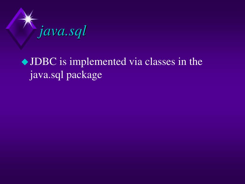 PPT JDBC and Database Programming in Java PowerPoint Presentation, free download ID4372901