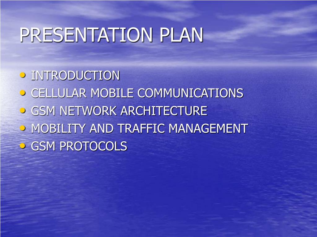 PPT GSM (GLOBAL SYSTEM FOR MOBILE COMMUNICATION