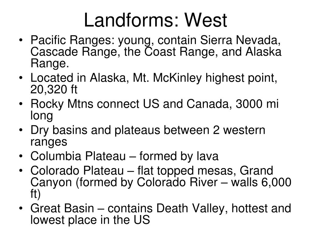 PPT Physical Geography of North America PowerPoint Presentation, free