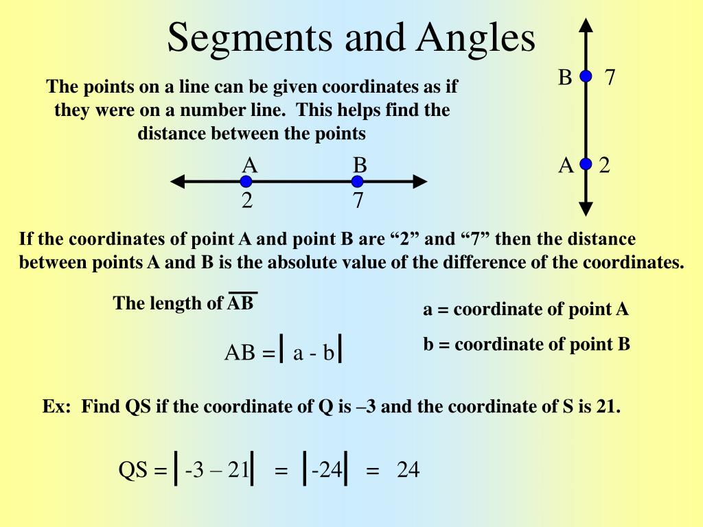 PPT - Segments and Angles PowerPoint Presentation, free download - ID