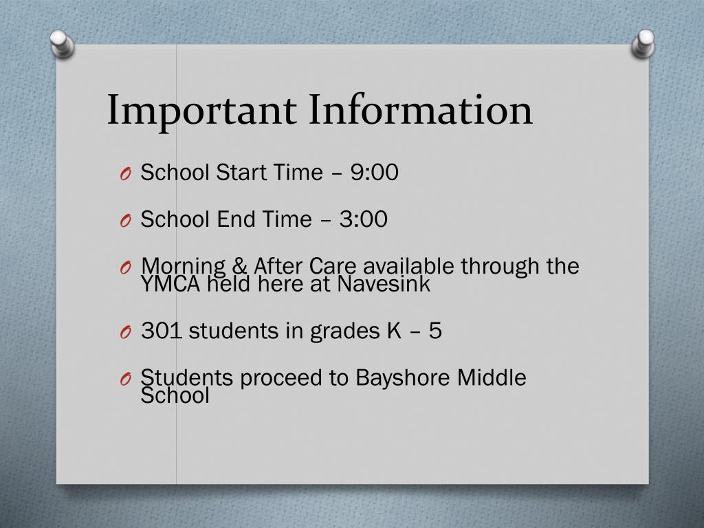PPT Navesink Elementary School PowerPoint Presentation, free download