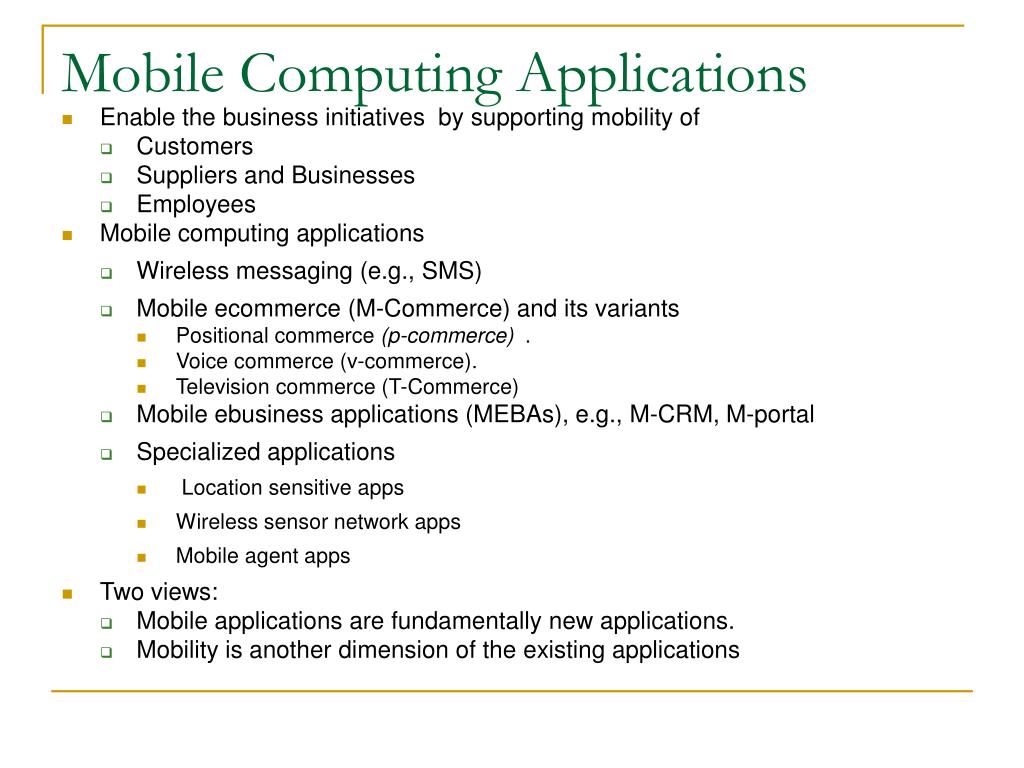 PPT Mobile Computing PowerPoint Presentation, free download ID4378424