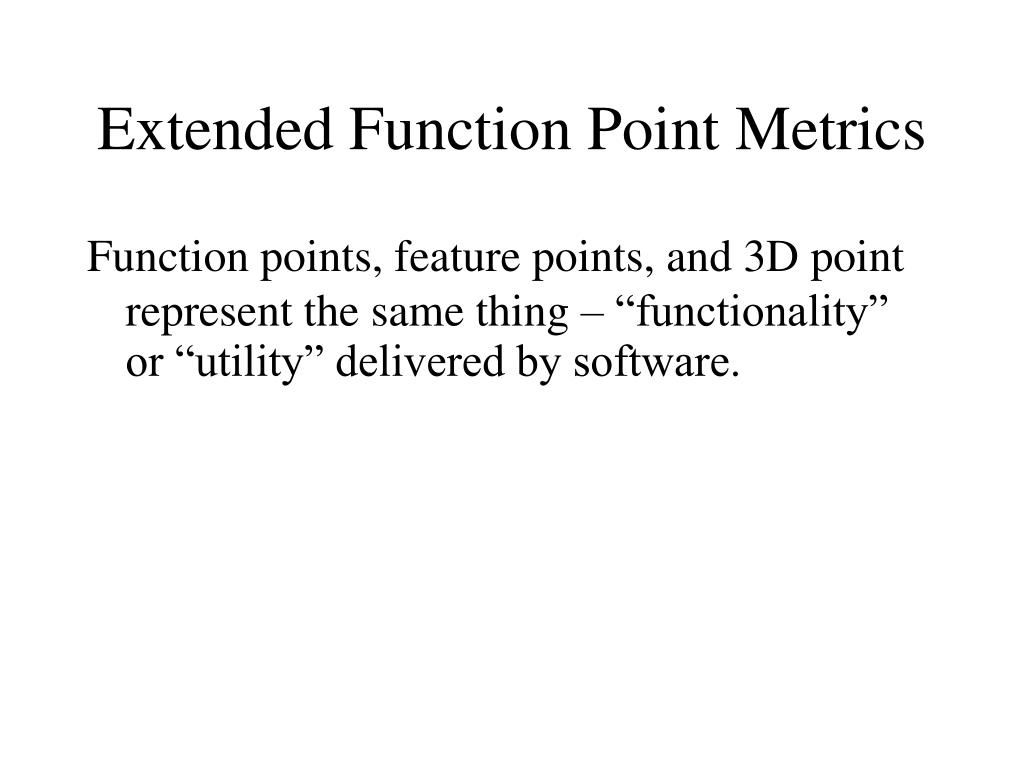 PPT Chapter 4 Software Process and Project Metrics PowerPoint