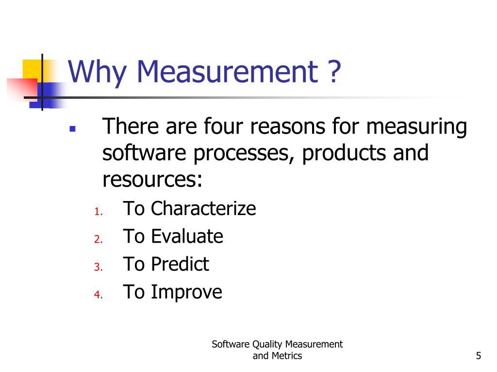 PPT Software Quality Measurement and Metrics PowerPoint Presentation