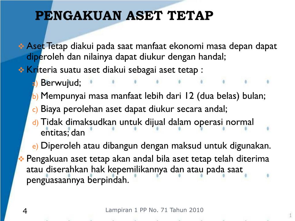 PPT PSAP NO. 07 AKUNTANSI ASET TETAP DAN BULETIN TEKNIS NOMOR 5 TENTANG AKUNTANSI PENYUSUTAN