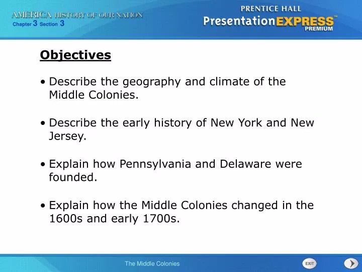 PPT Describe the geography and climate of the Middle Colonies. PowerPoint Presentation ID