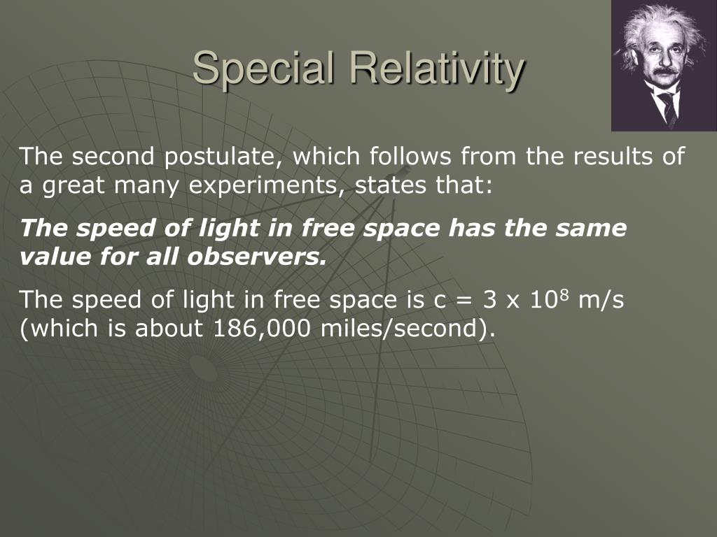 PPT Special Theory of Relativity PowerPoint Presentation, free
