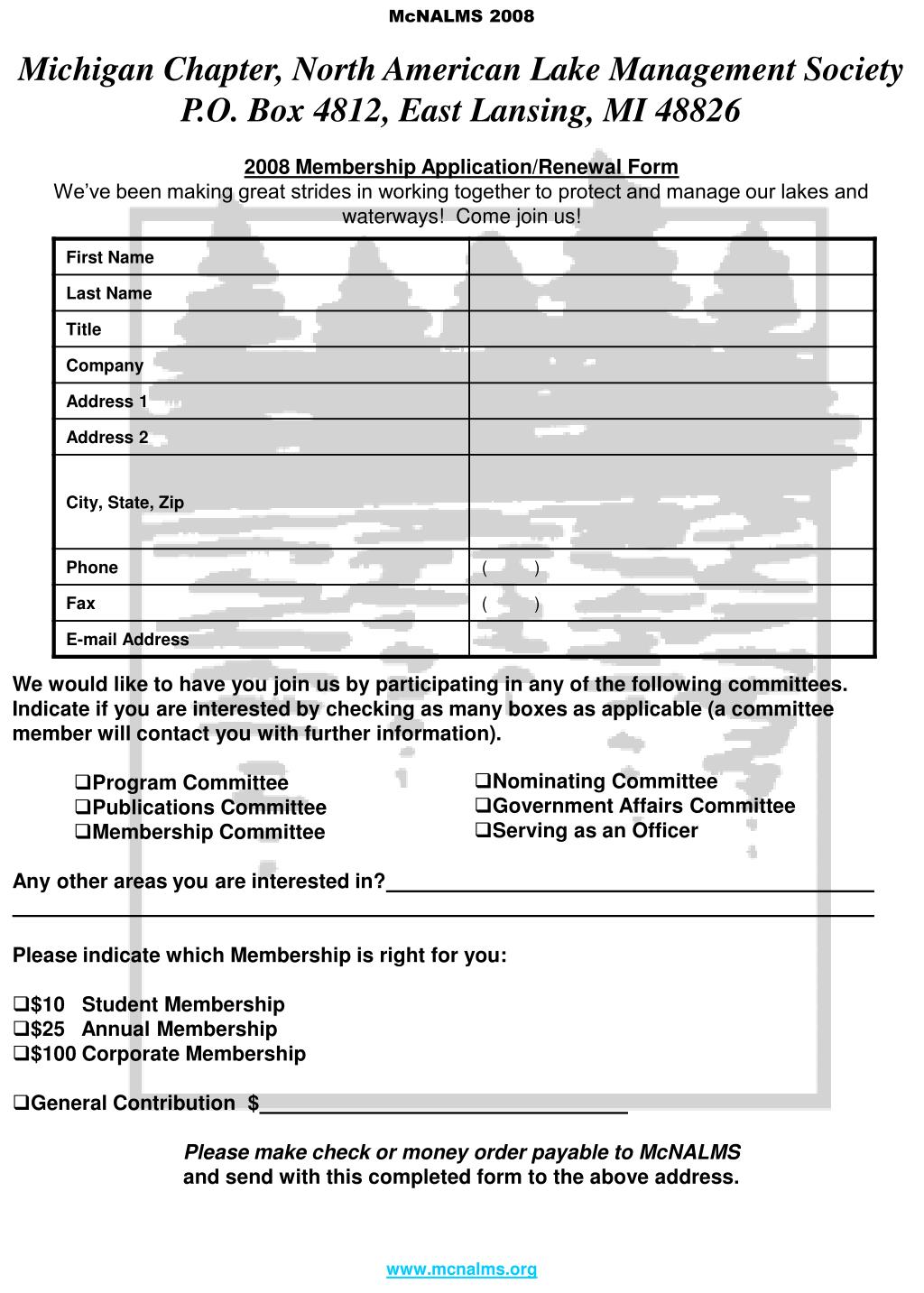 PPT Lake Effect Newsletter Michigan Chapter of the North American