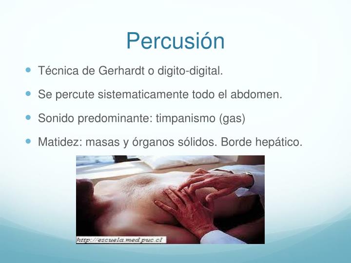 PPT Propedéutica médica Exploración del abdomen PowerPoint