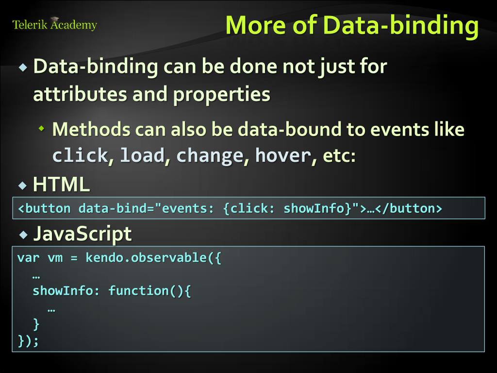 PPT KendoUI MVVM PowerPoint Presentation, free download ID4387505
