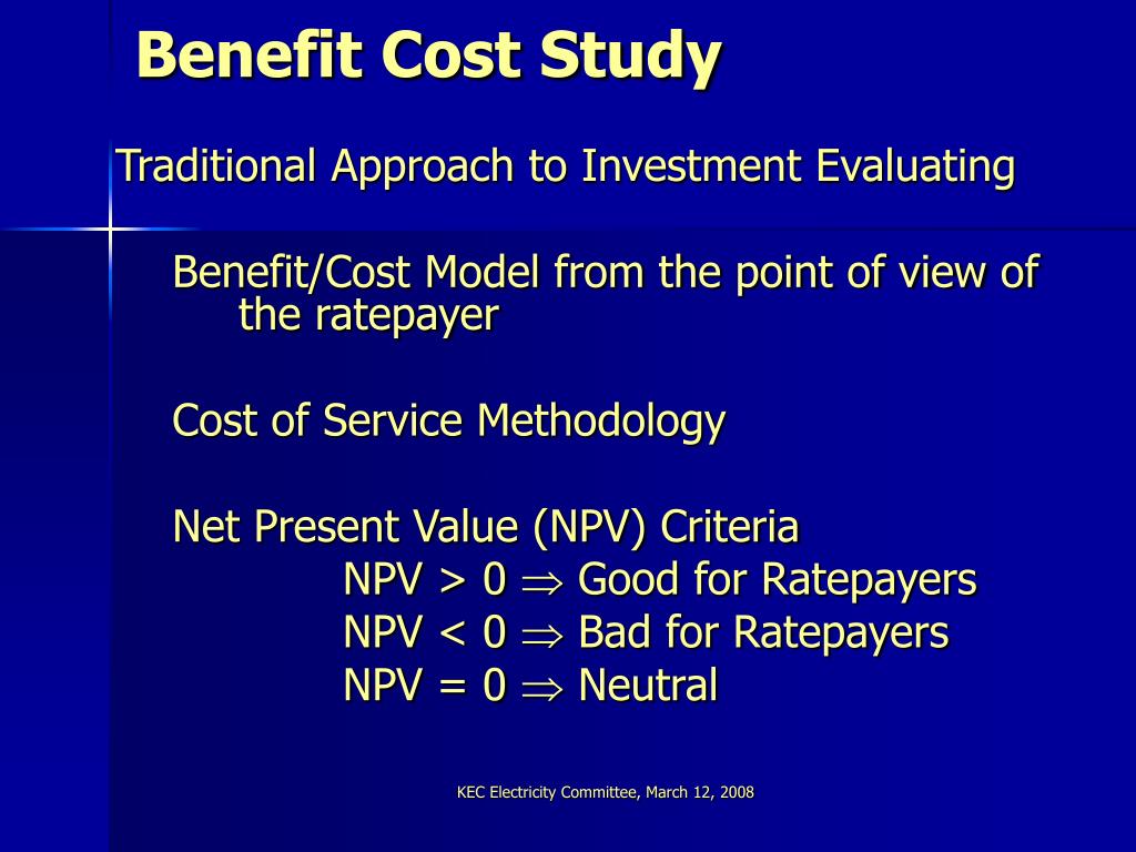 PPT Benefit Cost Study PowerPoint Presentation, free download ID4387742