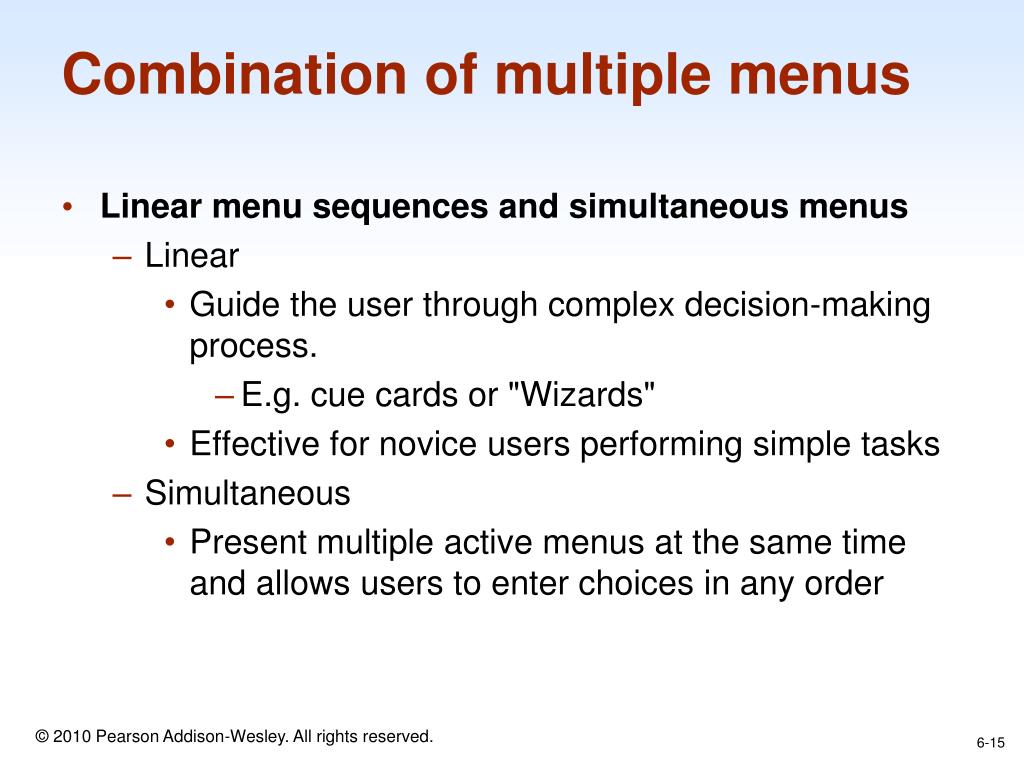PPT CHAPTER 6 Menu Selection, Form FillIn, and Dialog Boxes
