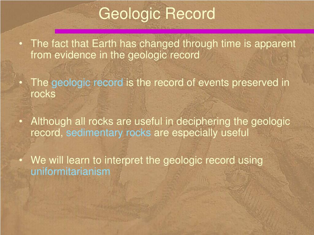 PPT Ch. 5 Rocks, Fossils, and Time PowerPoint Presentation, free