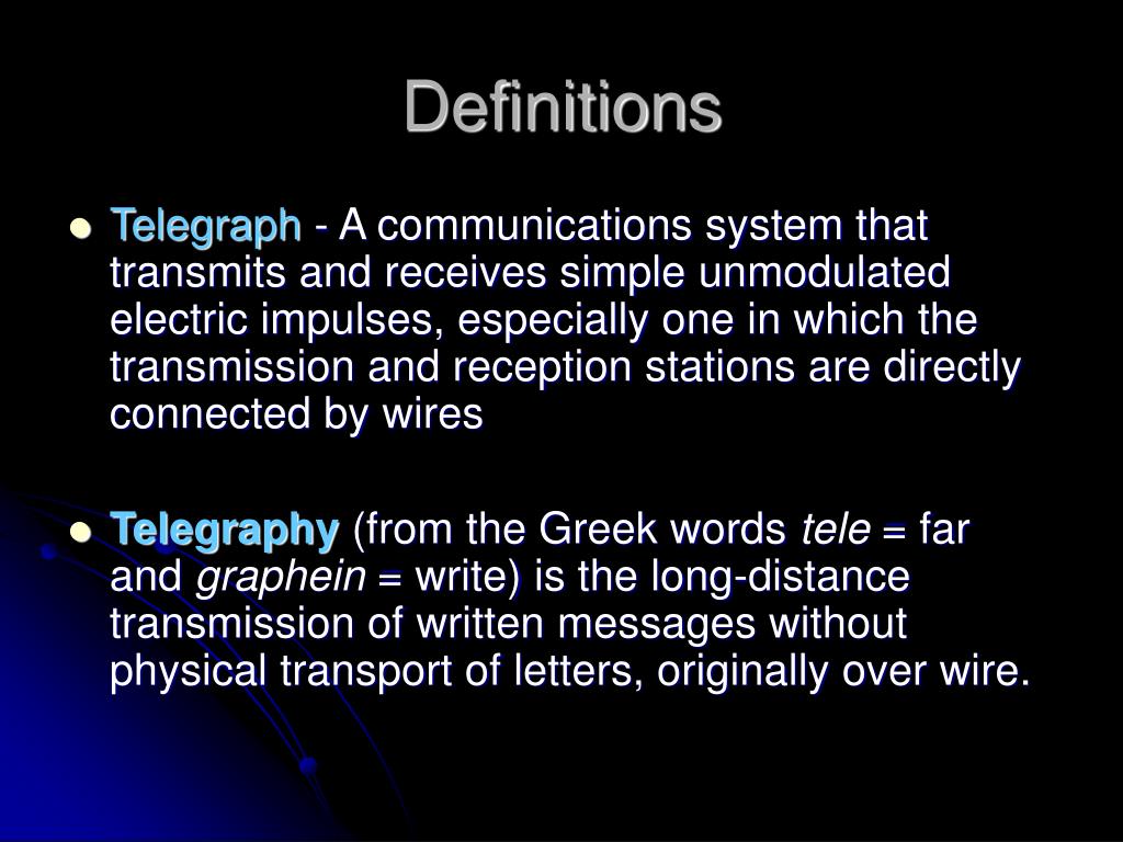 PPT The Telegraph PowerPoint Presentation, free download ID4394193