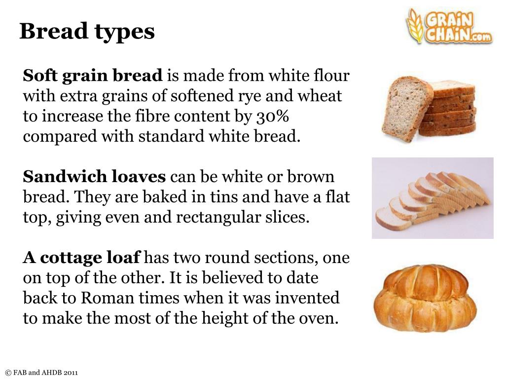 PPT Types of bread PowerPoint Presentation, free download ID4396967