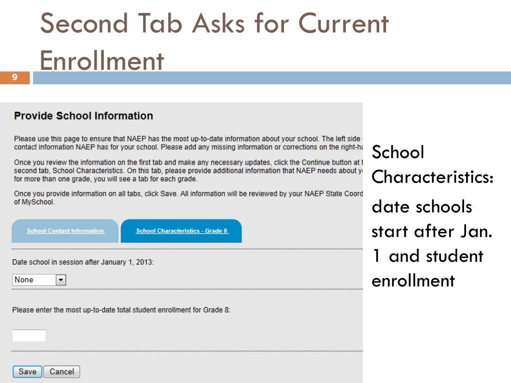 PPT National Assessment of Educational Progress (NAEP) 2013
