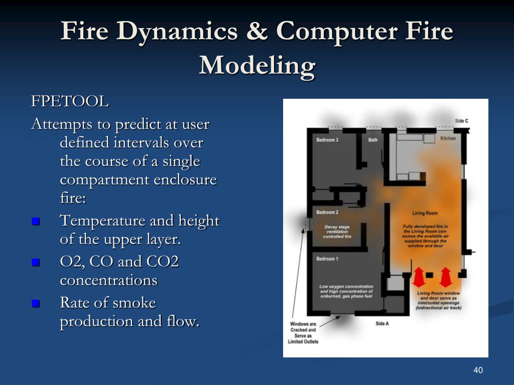 PPT Fire Dynamics & Computer Fire Modeling PowerPoint Presentation