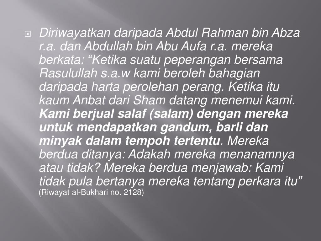 PPT JUAL BELI SALAM ( Bai ’ Salam) PowerPoint Presentation, free