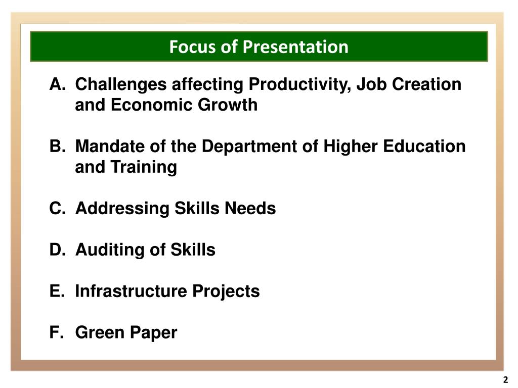 PPT Skills Needed to Drive Economic Development in South Africa PowerPoint Presentation ID