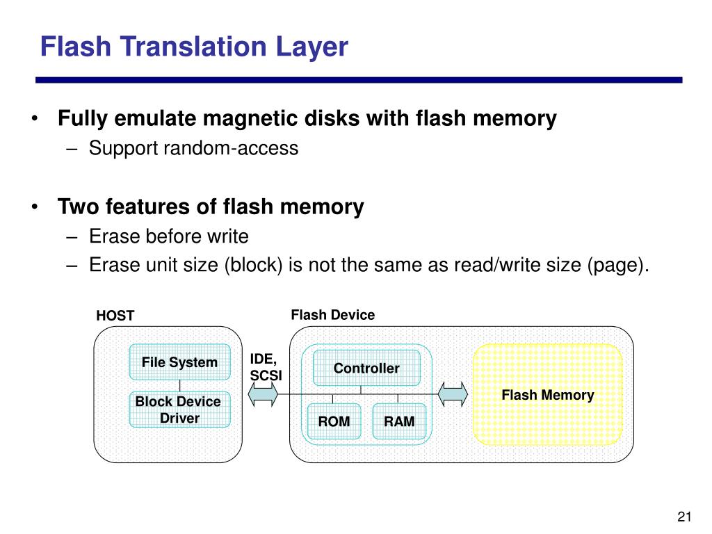 PPT Flash Memory based Storage PowerPoint Presentation, free download ID4401211