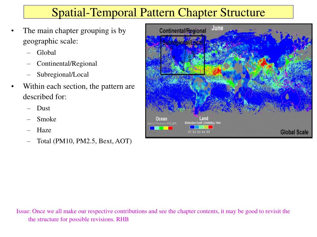 PPT NARSTO PM Assessment Chapter 5 Spatial and Temporal Pattern