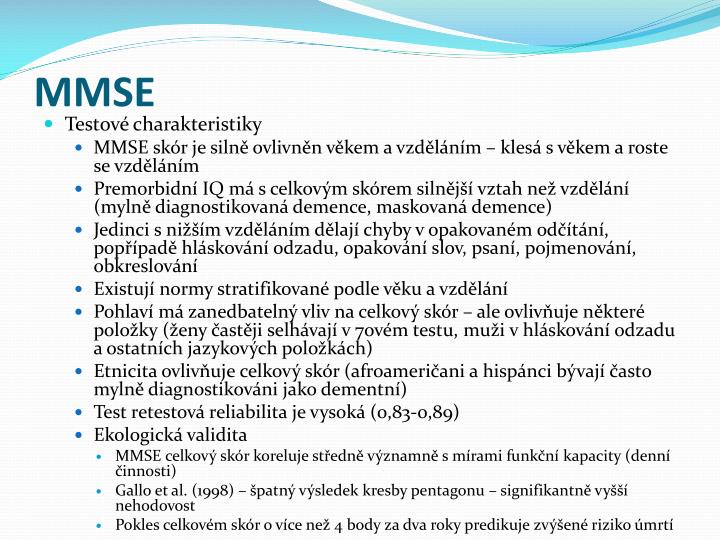 Norms for the Mini-Mental State Examination in a healthy