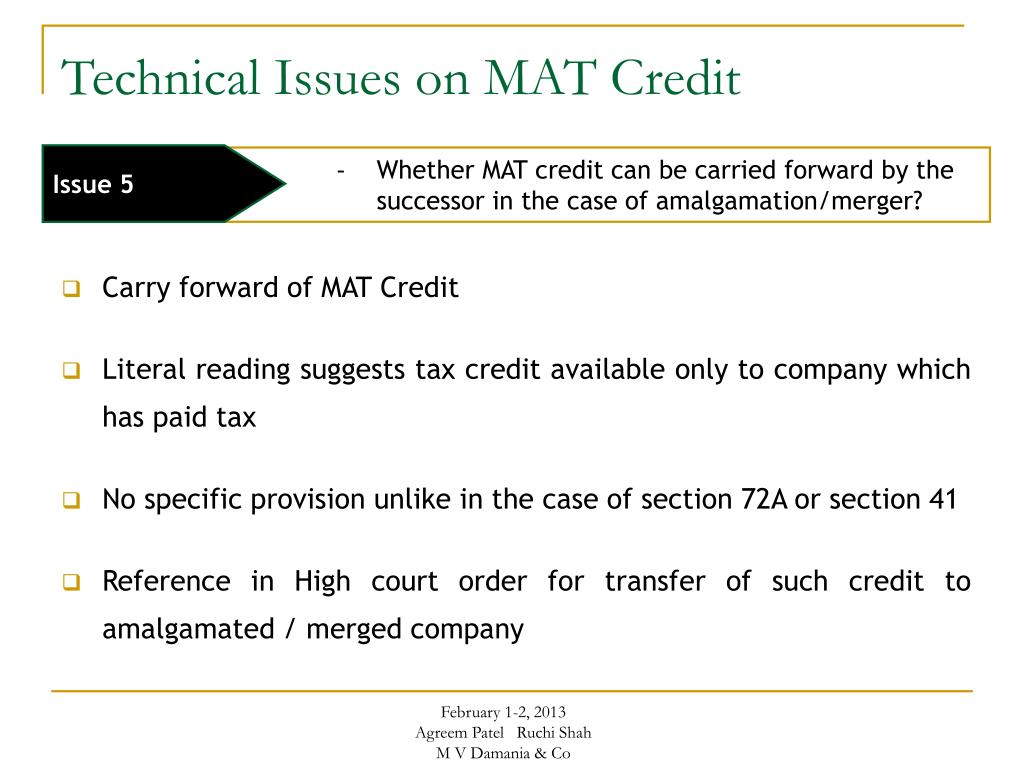 PPT Minimum Alternate Tax Section 115JB PowerPoint Presentation, free