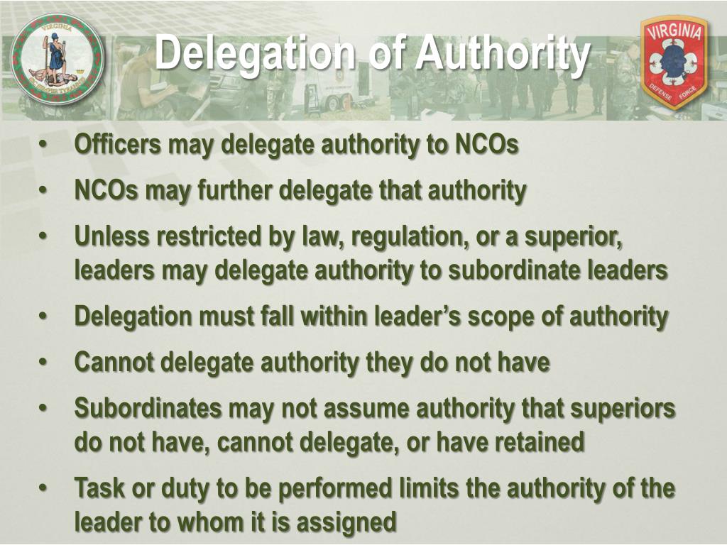 PPT Duties , Responsibilities and Authority of the NCO PowerPoint