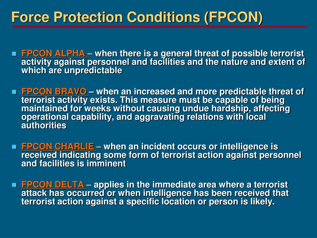 PPT Antiterrorism / Force Protection NWP 307.2 PowerPoint(04)