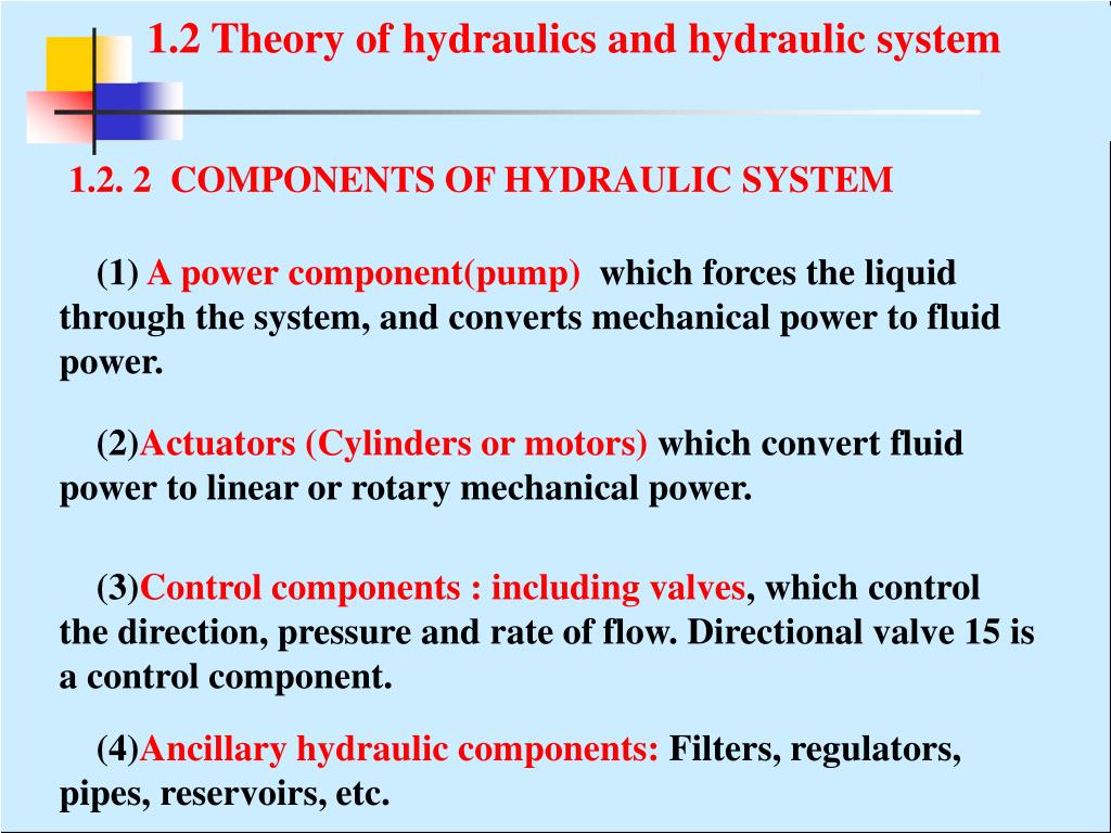 PPT Hydraulic and Pneumatic Transmission PowerPoint Presentation