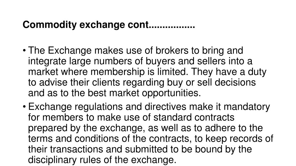 PPT ESTABLISHMENT OF COMMODITY EXCHANGE IN TANZANIA PowerPoint