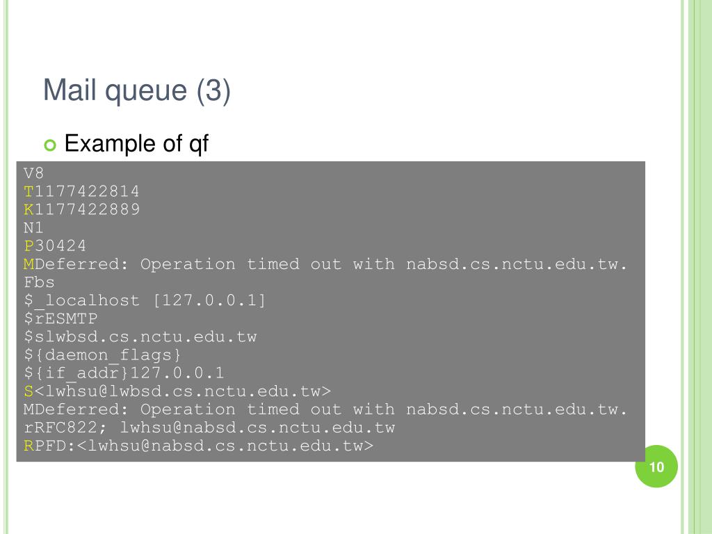 PPT sendmail PowerPoint Presentation, free download ID4415108