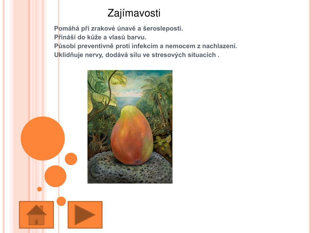 PPT Mango, Eva Krestová , KMD FreeDeK PowerPoint Presentation, free