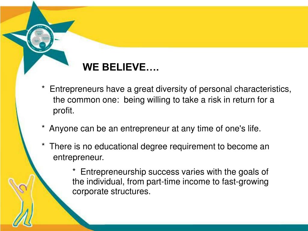 Entrepreneur Degree Requirements
