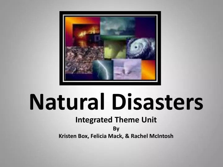 PPT Natural Disasters PowerPoint Presentation, free download ID4421443