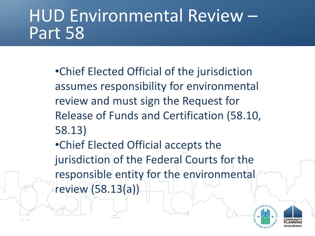PPT HUD’s Environmental Review Process PowerPoint Presentation, free