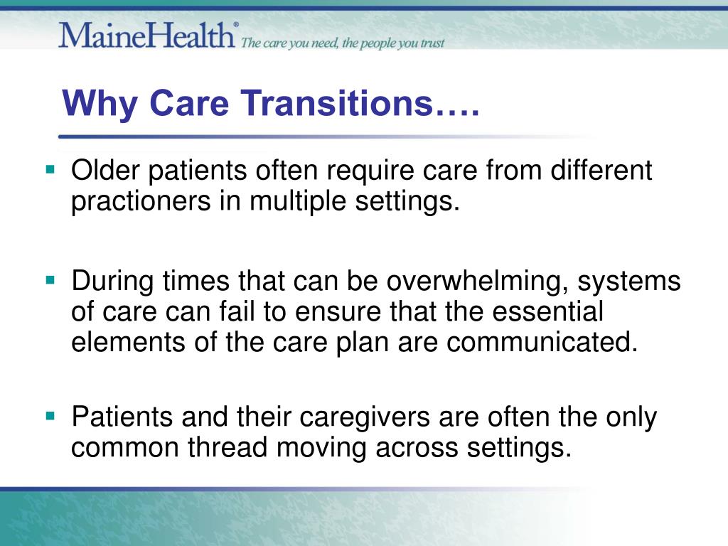PPT The Care Transitions Program Lydia Alberghini, RN, BSN Elaine