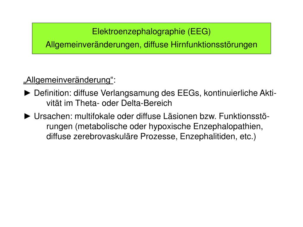 PPT Elektroenzephalographie (EEG) PowerPoint Presentation, free