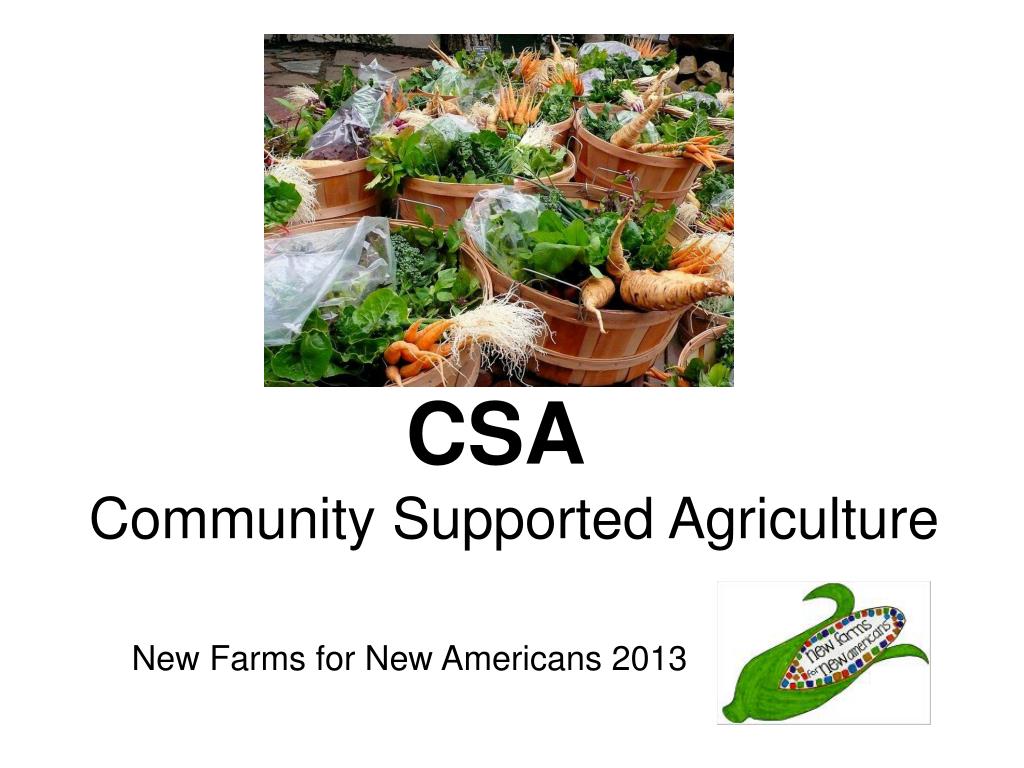 PPT CSA Community Supported Agriculture PowerPoint Presentation, free