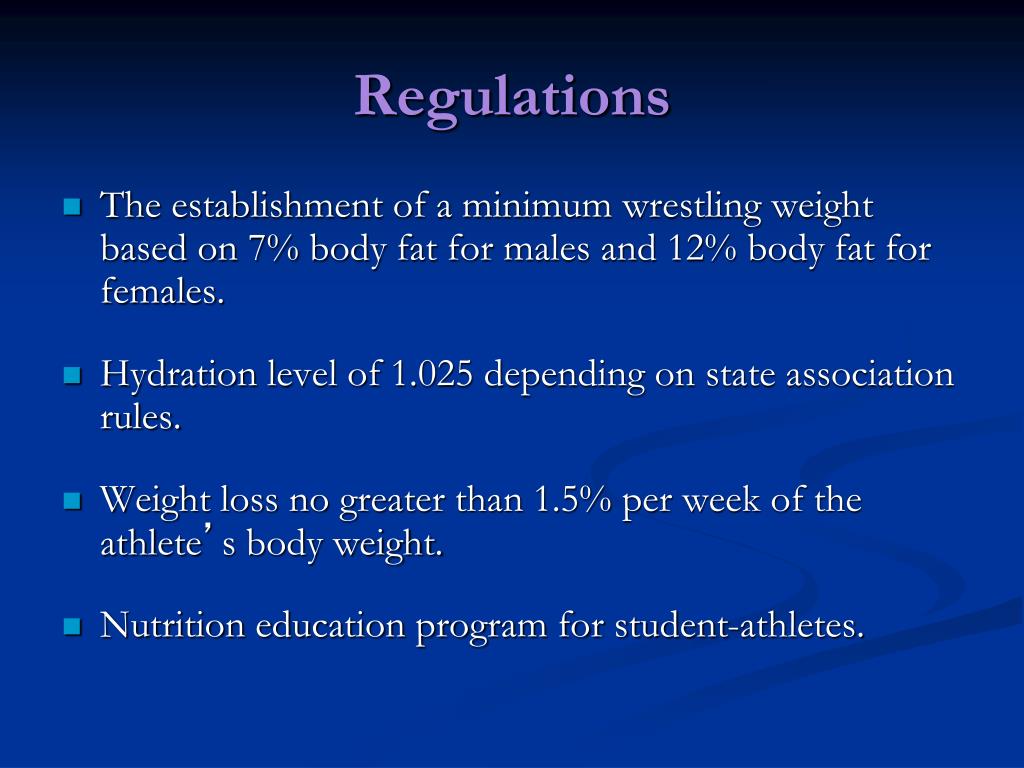 PPT NWCA Wrestling Weight Management PowerPoint Presentation, free