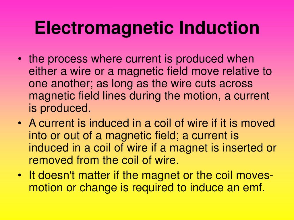 PPT Chapter 20 Induction PowerPoint Presentation