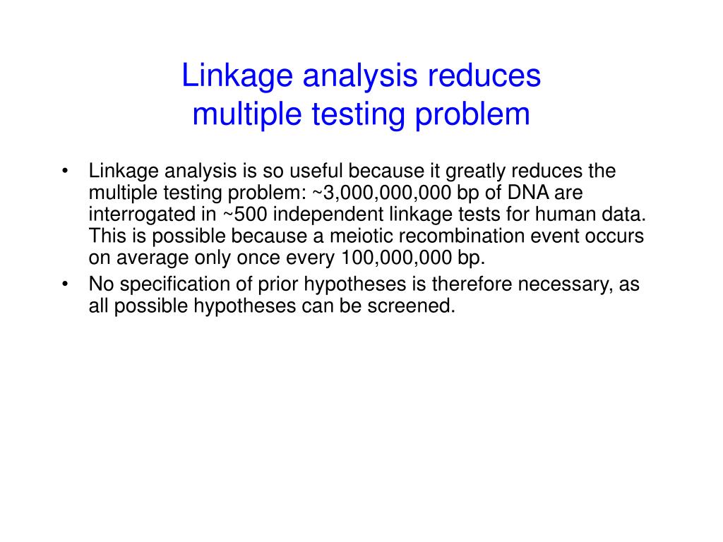 PPT Introduction to linkage analysis PowerPoint Presentation, free download ID4435953
