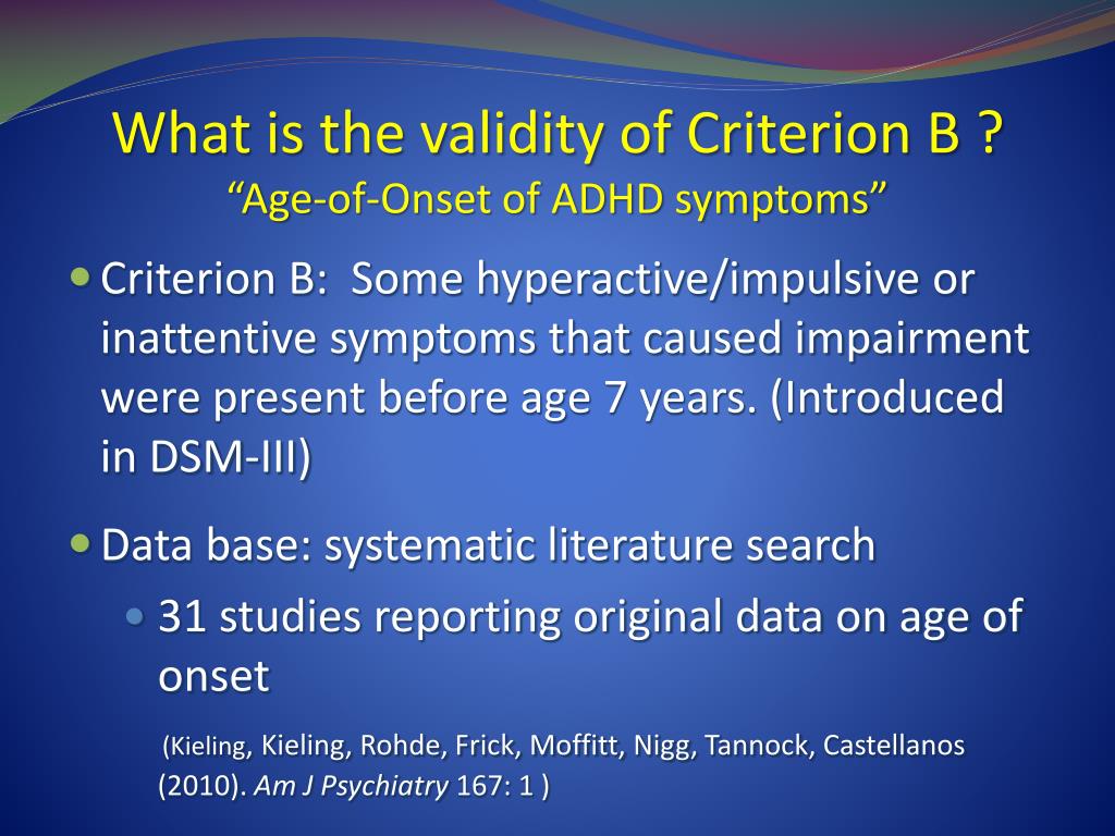 PPT Class 3 Neurobiology of ADHD PowerPoint