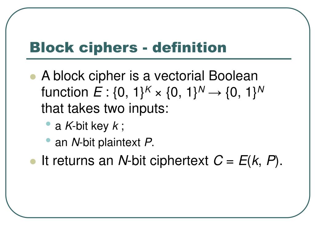 PPT Session 3 Secret key cryptography block ciphers part 1