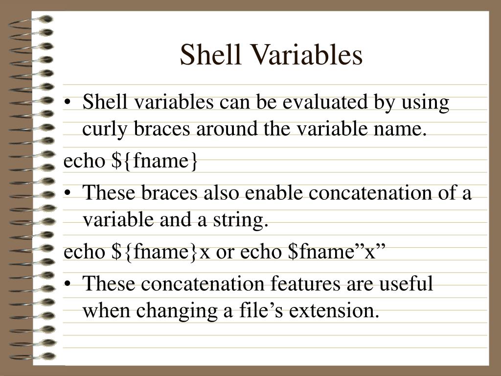 PPT CS 497C Introduction to UNIX Lecture 32 Shell Programming