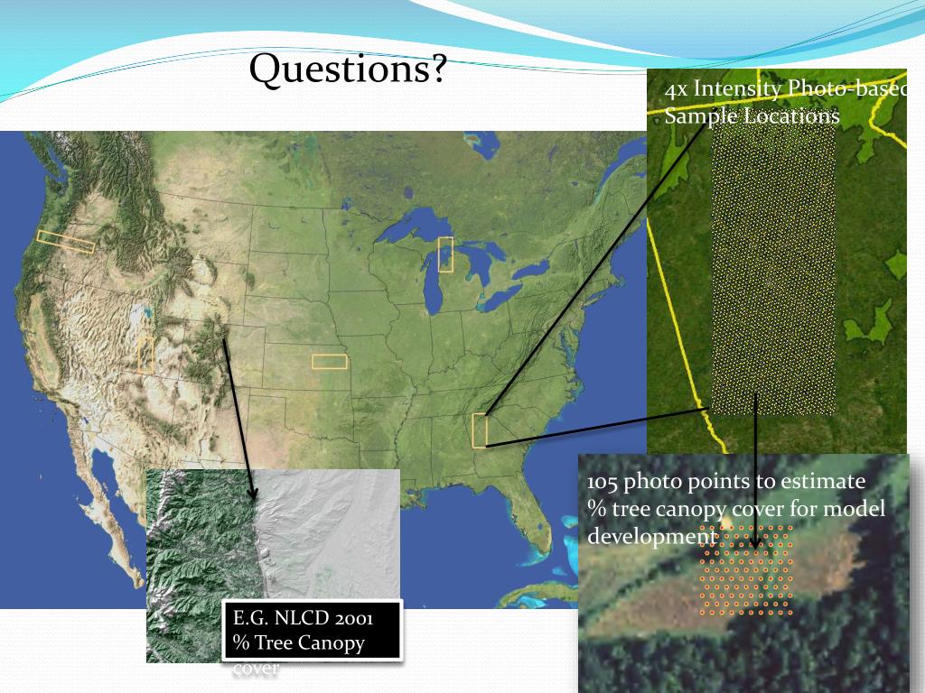 PPT Percent Tree Canopy Cover FIA Collaboration with NLCD PowerPoint