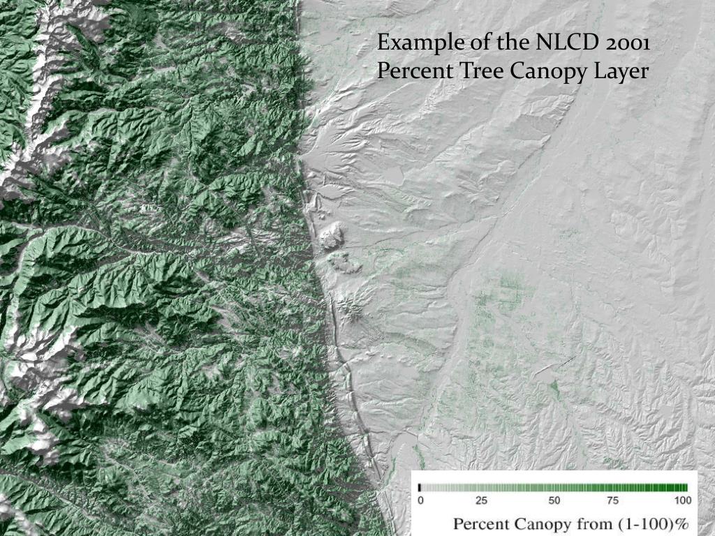 PPT Percent Tree Canopy Cover FIA Collaboration with NLCD PowerPoint